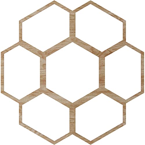 Image of Ekena Millwork 40 inchOD x 17 1 /8 inchID x 1 /4 inchT Florin Wood Fretwork Pierced Ceiling Medallion, Red Oak