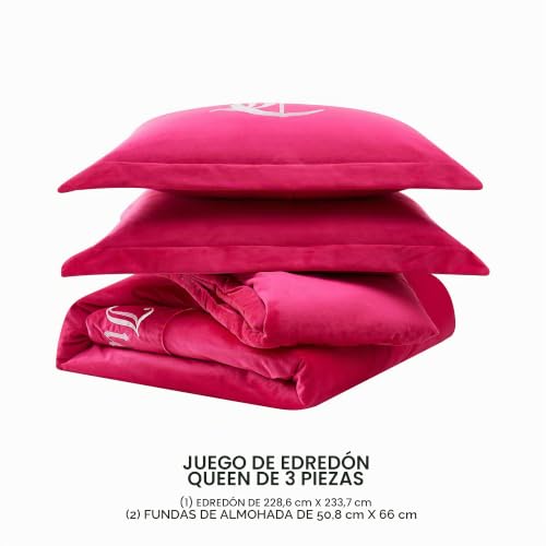 Edredón Juicy Couture rosa intenso para transformar tu habitación matrimonial 3