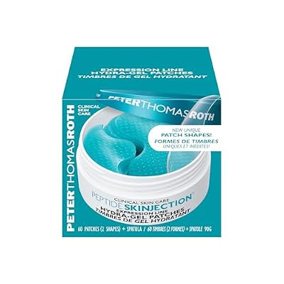 Peter Thomas Roth | Peptide SkinjectionTM Expression Line Hydra-Gel Patches | Smoothing Peptide Eye Mask Patches for Fine Lines and Wrinkles