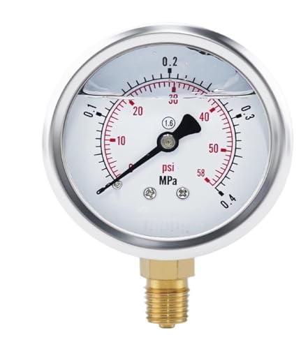 Manomètre de pression pour gaz air et vide montage sur panneau NPT1/4