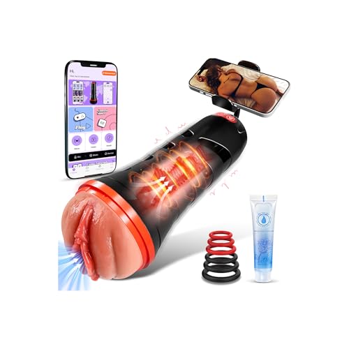 Masturvatore per Uomo Realista Sex Toys Uomini - Masturbatore per Pene Automatico con Suzione e...