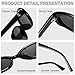 Verfimaci Retro Oval Sunglasses for Women Driving Fashion Cat Eye Glasses