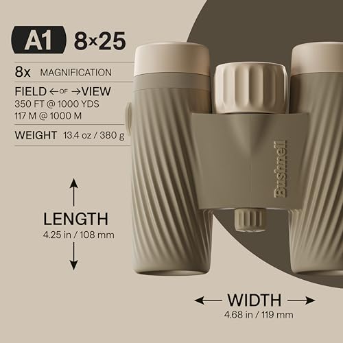 Binoculares compactos Bushnell A1 8x25 impermeables miniatura 2