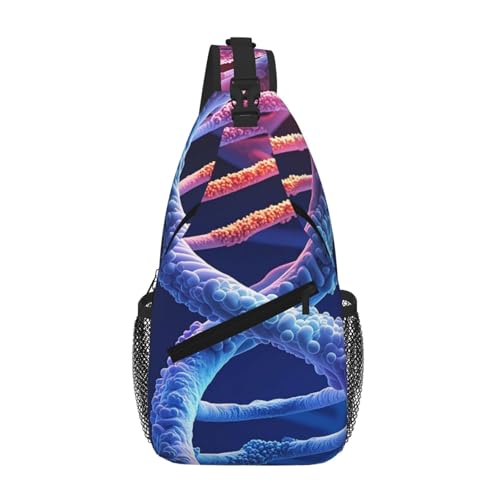 Bolso Dna Genetic Helix Tipo Sling para Hombre y Mujer miniatura 1