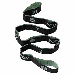 YOTTOY Yoga-Gurt mit 10 Schlaufen