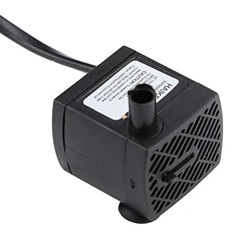 Bonsai decoratie, mini hars binnenplaats, huisvorm, stromend water, bonsai ornament home desktop decoratie (220V) - Afbeelding 4