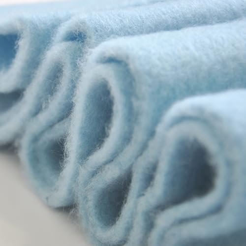 GXIHOUSLGC Winter Women Warm Cashmere Scarf Long Shawl Large Scarves Cold Weather Thick Tassel Blanket Scarfs Colorful Plaid (Solid Color-Glacier Blue) — view 5