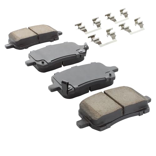 Image of QUALITY-BUILT Front Semi-Metallic Brake Pads, Premium 1001-1028M, Compatible with 2004-2010 Chevrolet /Pontiac /Saturn (Cobalt,G5,G6,HHR,Ion,Malibu,Pursuit,Sky,Solstice)