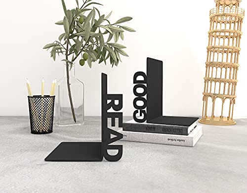 Generic Decorative Bookends, French Bull Dog Book Ends For Home, Office, Library And Bookshelf Decor, Unique Black Metal Book Ends For Organizing Heavy Books #TOP3