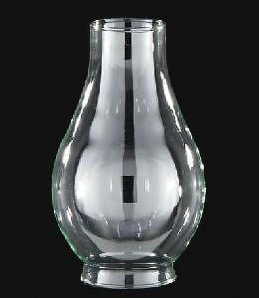 Vista 3 de B&P Lamp® Chimenea de cristal transparente de 2 pulgadas por 5 3/8 pulgadas para iluminación de estilo vintage y antiguo