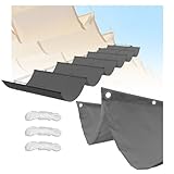 Toldo retráctil de 1 x 4 m, 1 x 7 m)