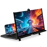12 Zoll Faltbarer HD-Bildschirmvergrößerer mit Ständer, 3-fache Vergrößerung für Filme & Spiele, ohne Batterien, Geschenk für Männer & Väter