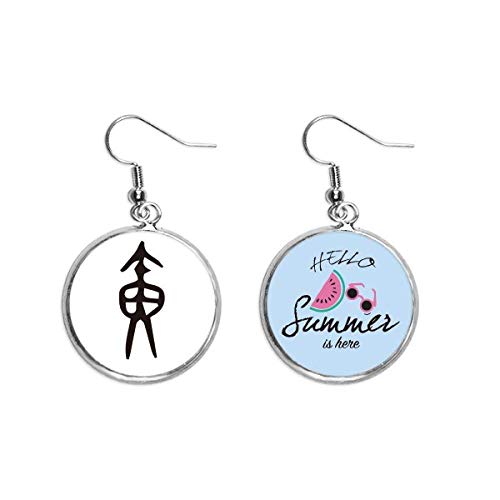 Pendientes de sandía Huang para lucir en tus tardes de verano y playa