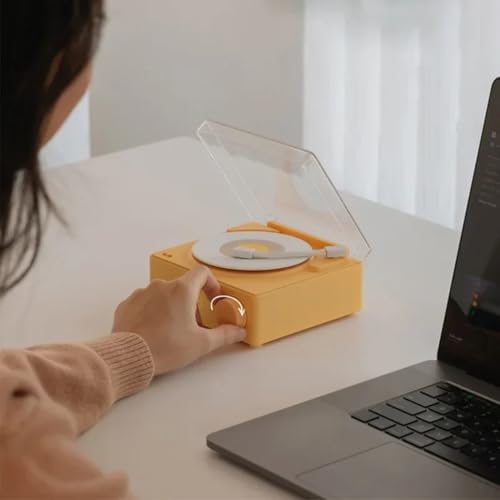 Haut-parleur Vinyle Rétro Bluetooth pour une Ambiance Salon