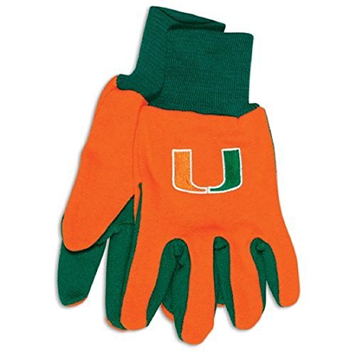 Guantes de la NCAA Wincraft bicolor de dos tonos para aficionados universitarios
