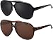 Produktbild Sonnenbrille Herren Damen La Optica UV400 Retro Pilotenbrille Fliegerbrille - Set Glänzend (1 x Grau, 1 x Braun)