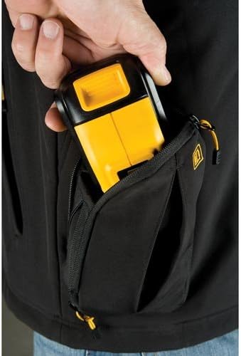 DEWALT DCHJ060C1-S 20V/12V MAX Black Heated Jacket Kit, Small