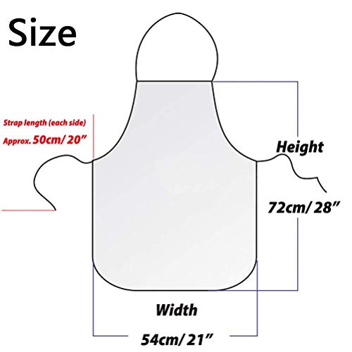 Funny Gag Sexy Bikini Aprons - 2 Pack Waterproof Apron Novelty Kitchen Cooking Apron Party Aprons Naked Man & Bikini Girl Novelty Aprons For Couples (Black Man+Lace Lady) #TOP5