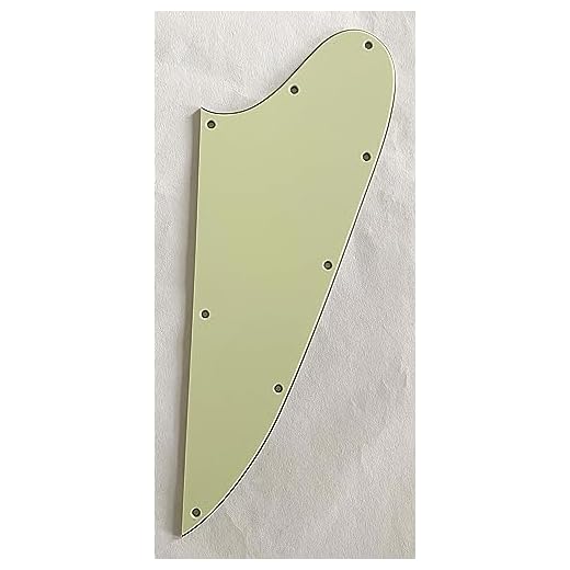 Golpeador de guitarra Gibson Firebird estilo blanco (3 capas verde vintage)