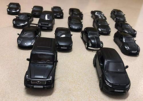 emosq Official Licensed 1:36 Super CAR Metal Model All Black Collection (Meserati GT)