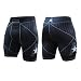 NEW! Anthem Athletics HELO-X Vale Tudo Compression Shorts - BJJ, MMA, Muay Thai - Black Pinstripe - Large