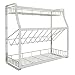 Produktbild MAJOZ0 Edelstahl Gewürzregal, Metall Regal für Gewürze,Gewürzregal Küche mit 3 Entagen(45 x 40 x 18cm)