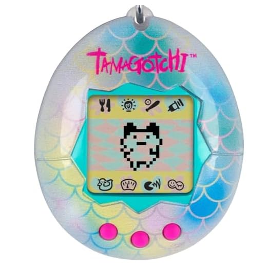 Bandai - Tamagotchi - Tamagotchi Original - Mermaid - Animal electrónico Virtual con Pantalla, 3 Botones y Juegos - 42928