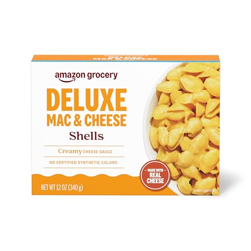 Amazon Grocery, Deluxe Mac & Cheese Shells, 12 Oz