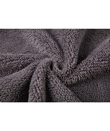 GEEK LIGHTING Men’s Fleece-Lined Zip Up Hoodie, Thick Hooded Jacket Winter Warm Athletic Sweatshirt