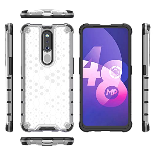 Image of Glasgow Back Case Cover Designed for [ Oppo F11 Pro ] - Transparent