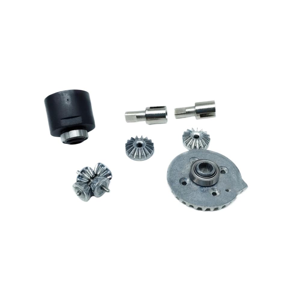 Austausch des vorderen und hinteren Differentials, kompatibel mit den Teilenummern 124017, 144010, 144001 und 144001-1309 für RC-Fahrzeuge