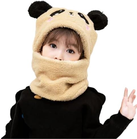 TopiBaaz Kids Winter Knit Beanie Cap Hat Soft Plush Faux Fur Monkey Balaclava Woolen Capset for Toddler (2-12 Yrs)