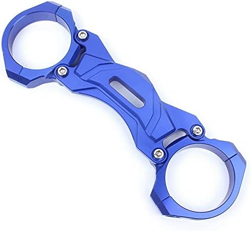 Accessories Front Fork Bracket Shock Absorber Damper Balance Brace for Honda CB650F 2014-2018 2015 2016 2017 - (Color: Black)