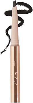 Bellamianta Tribrow 3 in 1 Eyebrow Pencil Brow Enhancer, Spoolie Brush & Brow Mascara, Dual Ended, Shape, Shade & Tint, Smudge-Proof, Long-Wear Formula, Natural Looking Texture, Charcoal