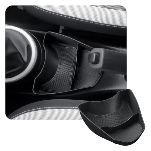 Organisateur de console centrale pour Renault Twingo 3 boîte à gants noire de 2014 à 2024