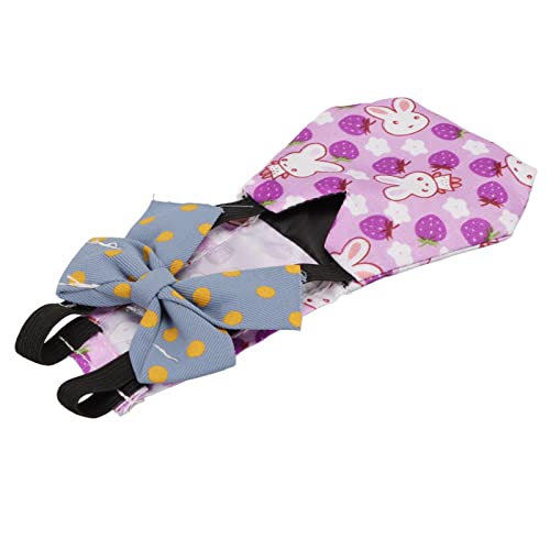 Rengu Pañal de Pollo para Mascotas, Lindo Pañal de Pollo para Mascotas a Prueba de Fugas de Poliéster Suave Ajustable para Aves de Corral de Pato