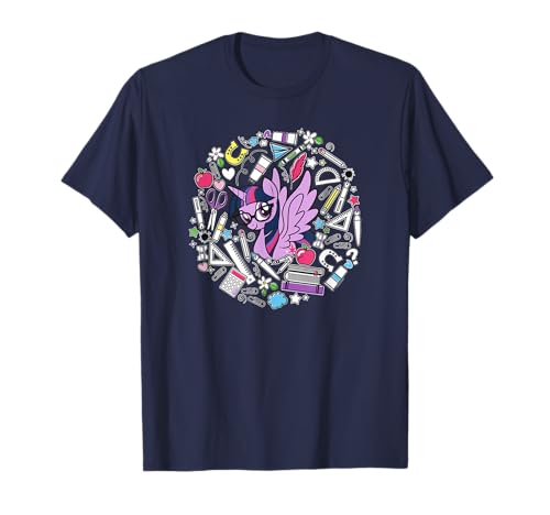 T-shirt My Little Pony Twilight Sparkle pour enfant en coton bleu