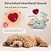 Puppy Essentials Starter Kit - New Born Dog Toys Gifts Heartbeat Puppy for Dogs, Teething Toys, Heat Packs & Cozy Blanket for Crate Training & Anxiety Relief