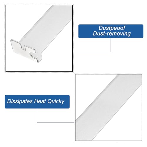 Filtros de polvo para ranura PCI MECCANIXITY blancos de 12cm en lote de 12 unidades 4