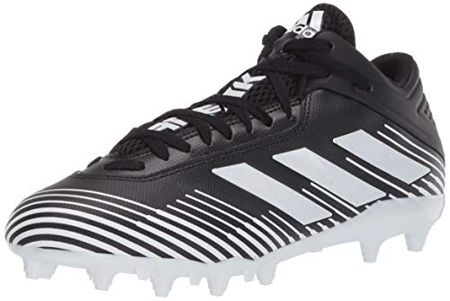 adidas JAB14 Football Shoe, Black/White/Black, 1 US Unisex Big Kid