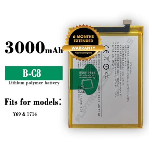 Image of B-C8 Battery for Vivo Y69 1714 Battery with 1 Year Warranty **** (P130)