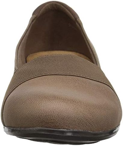 Trotters Women's Melinda Ballet Flat, Dark Taupe, 10.0 M US | Image 1