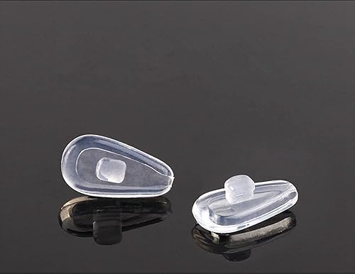 Miniatura 4 de Almohadillas para la nariz de 0.59 pulgadas (0.591 in), 6 pares de almohadillas de silicona suave con cámara de aire, repuesto para la nariz, pieza