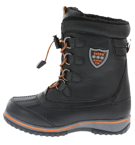 totes Kids Snow Boots with Elastic Lace Toggle Closure Buster All-Weather Insulated Winter Boots Built for Comfort, Durability - Keeps Feet Warm & Dry2