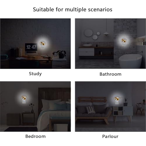Lámpara nocturna con diseño de girasol chic miniatura 5