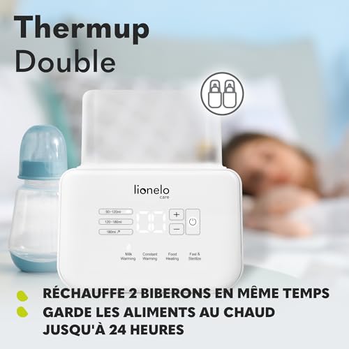 Chauffe-biberon double THERMUP pour deux bouteilles simultanément