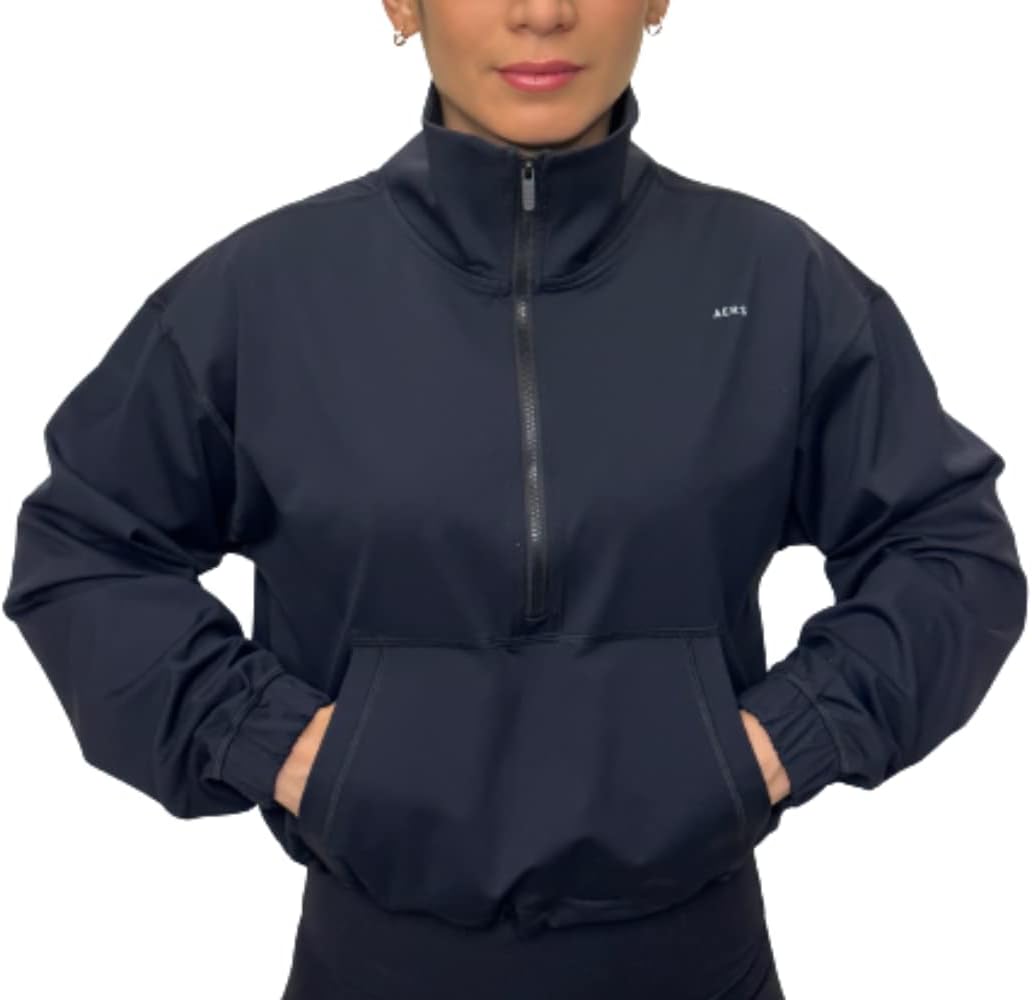 AERS Workout Jackets for Women Lightweight Zip Up Long Sleeve Sweater UPF 50+ Sun Protection.