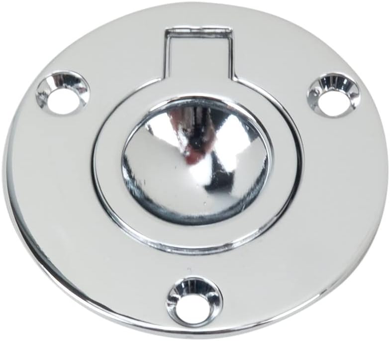 Perko 1232DP1CHR Round 1232DP1CHR Flush Ring Pull - 1-5/8