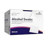 Embecta Alcohol Prep Pads, 70% Isopropyl, Sterile, Foil-Wrapped, Medium 2-Ply – Pack of 2 (100 Swabs Each) – Formerly BD Alcohol Swabs