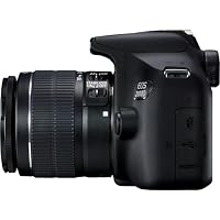 Canon EOS 2000D Spiegelreflexkamera (24,1 MP, DIGIC 4+, 7,5 cm (3,0 Zoll) LCD, Full-HD, WiFi, APS-C CMOS-Sensor) inkl. Objektive EF-S 18-55mm is II F3.5-5.6 is II und EF 50mm F1.8 STM, schwarz – Ansicht 4